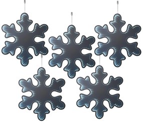 Livarno home Vianočná LED dekorácia, vločka, 5 kusov  (800007717)