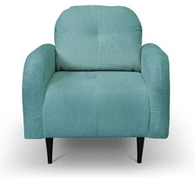 Čalúnené kreslo CLOUDY tyrkysové