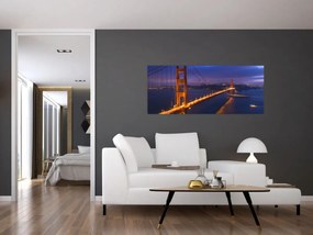Obraz - Golden Gate Bridge (120x50 cm)