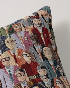 Karin - jednoduchá obliečka, 60x40cm farba produktu viacfarebná látka zapletaná, vzorované