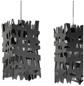 ONLI - Luster na lanku FORESTA 3xE27/15W/230V čierna