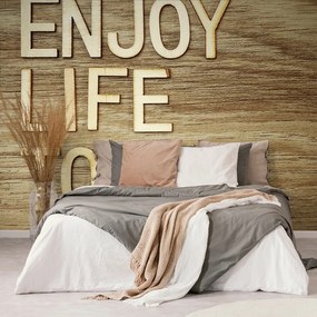 Tapeta s citátom - Enjoy life today - 225x150