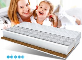 Detský matrac COMFORT MAX RELAX 200x90x10 cm - kokos / pena / pohánka