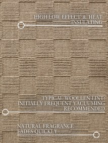 Villeroy & Boch, Kusový koberec Villeroy & Boch Scala 106267 Caramel, 120x170, hnedá, obývacia izba