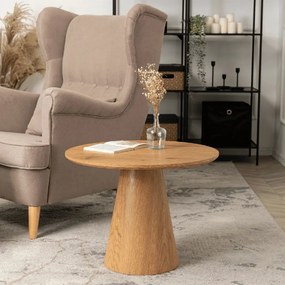 PROXIMA.store - Okrúhly konferenčný stolík CARLY FARBA: dub