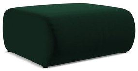 Tmavozelená zamatová podnožka Ekahi – Makamii