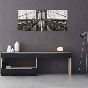 Obraz - Brooklynský most (120x50 cm)