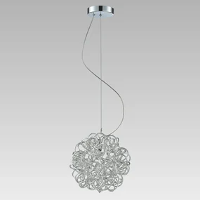 Závesné svietidlo PREZENT WIRED G9 CHROME/ALUMINUM 64380