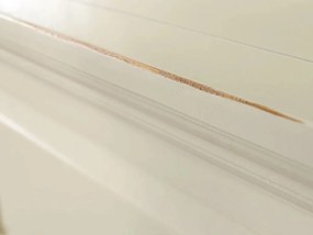 furniture-nabytek.cz - Masívna komoda Catana biela z borovice a MDF, lakovaná – 75×44×115 cm