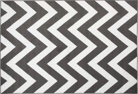 TA Koberec C438A TMAVO SIVÁ/BIELA BALI PP Rozmer: 180x250 cm