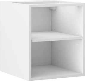Mexen Box-A, otvorená skrinka s policou 40 cm, biela matná, 91AX2-0400-470-0-01