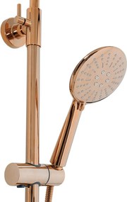 Rea Lungo, sprchová súprava s termostatickou batériou, ružové zlato, REA-P6606