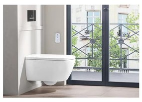 Villeroy & Boch ViClean-I 100 : sprchové WC, WC misa bez splachovacieho kruhu s bidetovým sedátkom, biela alpin CeramicPlus, V0E100R1