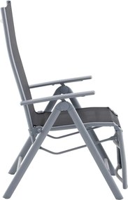 Čierna kovová záhradná stolička Ariola – Garden Pleasure