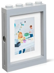 Sivý rámček na fotku LEGO®, 19,3 x 26,8 cm