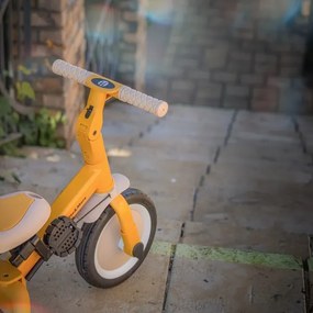 PETITE&amp;MARS - Detská trojkolka 5v1 TURBO Intense Ochre