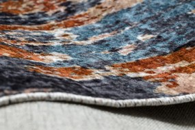 Dywany Łuszczów, Kusový koberec Miro 51454.802 navy/beige, 80x150, viacfarebná, chodba / predsieň