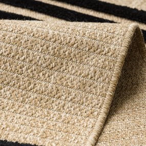 Dywany Łuszczów, Kusový koberec Spark 0689 beige/black, 180x270, béžová, chodba / predsieň