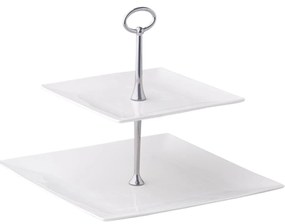 AMBITION Porto dvojposchodová servírovacia tácka