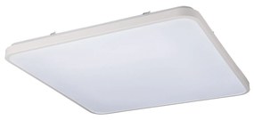 NOWODVORSKI Stropné LED osvetlenie do kúpeľne AGNES SQUARE, 64W, teplá biela, 64x64cm, hranaté, biele