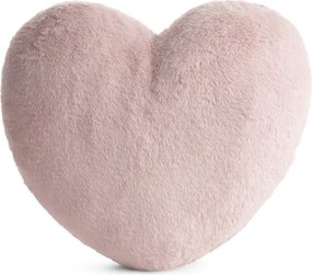 VANKÚŠ HEART 45X45CM PÚDROVÝ