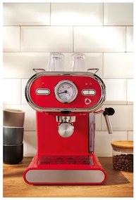 Silvercrest®  Kávovar Retro 1973 Semc 1100 A1/Soemc 1100 A1, červená (červená 1973)  (100393785)