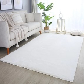 Krémový prateľný koberec 140x200 cm Pouffy – Ayyildiz Carpets