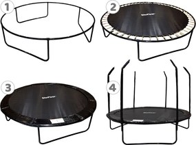 Záhradná trampolína SkyFlyer + rebrík 10FT (304 cm)