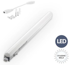 LED podskrinkové svietidlo 8W 60cm studená biela, pripojiteľné