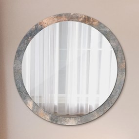 Okrúhle ozdobné zrkadlo Betón fi 100 cm