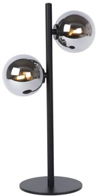 Lucide 45574/02/30 TYCHO - Stolná lampa - 2xG9 - čierna