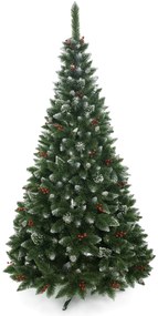 Vianočný stromček Borovica diamantová s jarabinou 130 cm