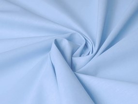 Biante Bavlnené jednofarebné posteľné obliečky Moni MO-045 Nebeská modrá Predĺžené 140x220 a 70x90 cm