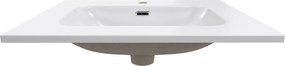 Comad Nábytkové keramické umývadlo FLY WHITE GLOSS UM 60-46 DP, 61x46 cm, biela lesklá