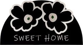 Čierna kúpeľňová predložka 60x100 cm Miedo – Foutastic