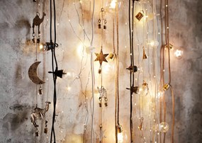 MADAM STOLTZ Svetelná reťaz Filament Stars – 7 žiaroviek