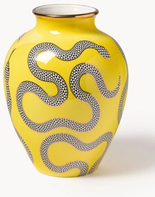 Porcelánová váza so zlatými akcentmi Eden, V 27 cm