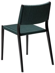 Tyrkysovomodrá jedálenská stolička Loop – DAN-FORM Denmark