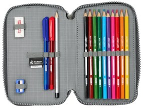 Peračník 2zip plný Real Madrid sivý