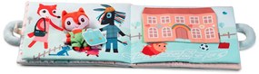 Lilliputiens - textilná didaktická knižka - Dobré ráno, líška Alice