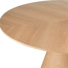 Jedálenský stôl KIRUNA 137 cm dub prírodný