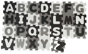 Bieco - Penová hracia podložka s abecedou - puzzle black & white - 26 ks