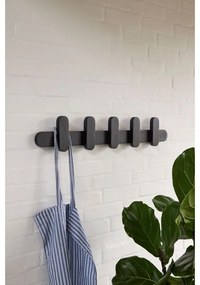 Čierny nástenný vešiak z jaseňového dreva Merry - Hübsch