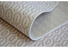 Koberec SIZAL FLAT 48603/526 Očká krém ružový