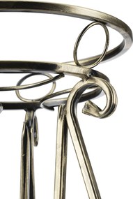 STOJAN NA KVETINÁČ SHANE 37X29 CM ZLATÁ