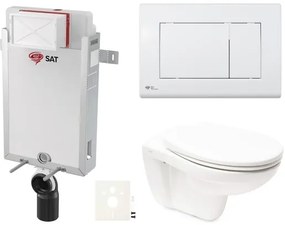 Závesný wc set Vitra Normus na zamurovanie SIKOSZNOR20, 1 ks