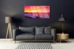 Skleneny obraz Abstrakcia umenie 140x70 cm