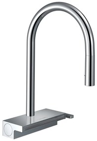Hansgrohe Aquno Select M81, páková kuchynská batéria 170, vyťahovateľná sprška, 3jet, sBox, chrómová, HAN-73831000