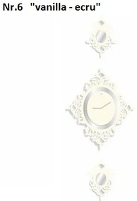 Luxusné nástenné hodiny vanilla-ecru