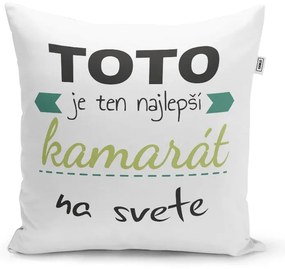 Sablio Vankúš Tohle je ten Najlepší kamarát na svete: 40x40 cm
